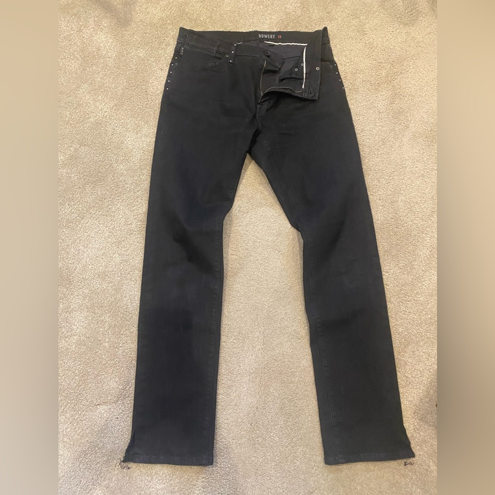Varvatos black denim; Sz 34-36